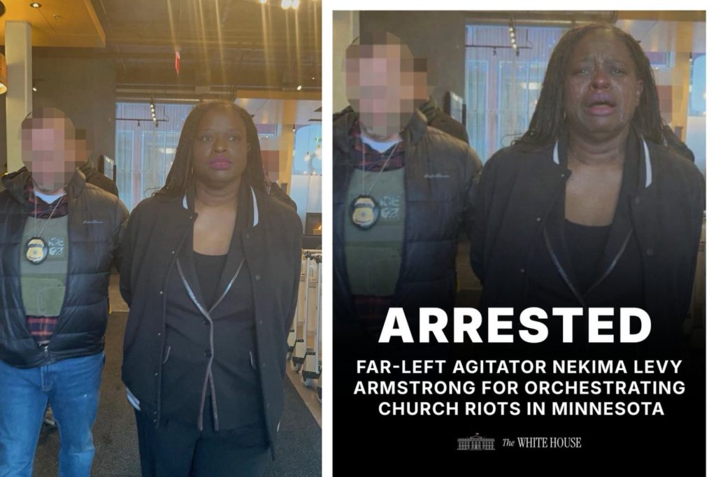 Белата куќа објави фотографија изменета со вештачка интелигенција каде се исмева уапсена жена