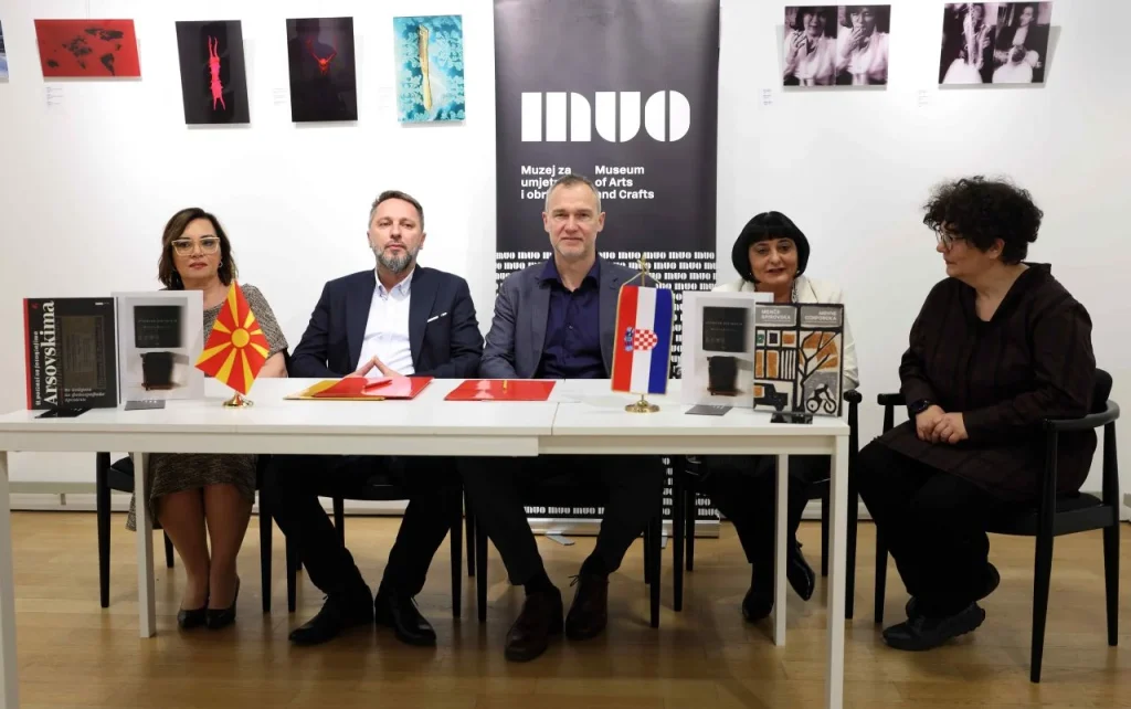 Потпишан Меморандум за културна соработка меѓу загребскиот Музеј за ументости и занаети и Националната галерија на Македонија