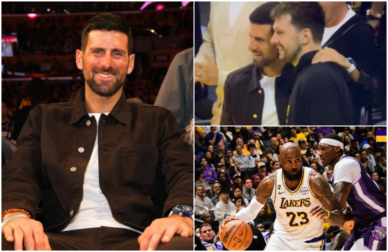 Ноле го украде шоуто на Дончиќ и Леброн, Јокиќ не можеше сам (ВИДЕО)