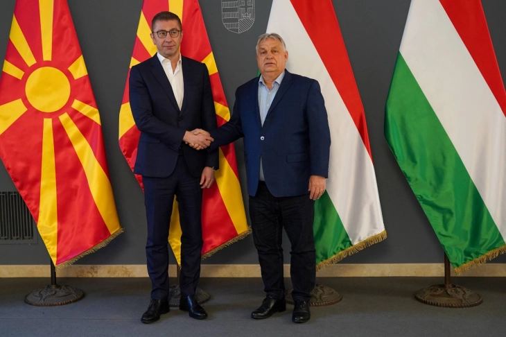 Мицкоски на средба со Орбан: Македонија и Унгарија градат силно стратешко партнерство